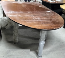 Oval Meeting Table – Walnut