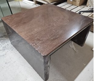 Square Coffee Table 70 cm – Mahogany