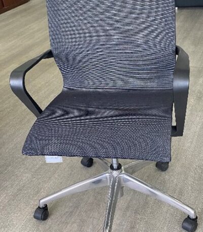 Executive Medium-Back Full Mesh Chair – Black