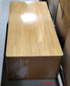 Coffee Table 120 cm with Panel Legs – Cherry