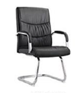 Classic PU Leather Visitor Chair – Brown