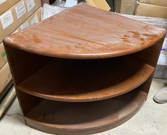 90° Corner Desk Return – Mahogany