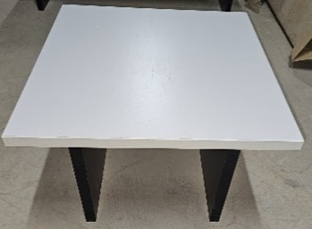 Square Coffee Table 60 cm – Grey