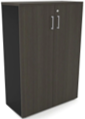High Bookcase with 2 Doors – Wenge