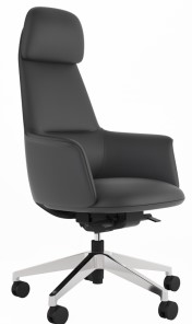 High-Back Executive Chair with Donati Mechanism – Black