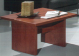 Coffee Table 60 cm with Panel Base – Cherry