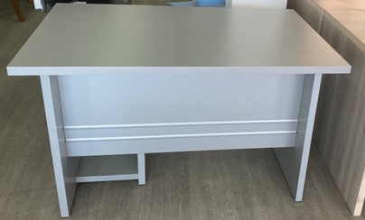 Computer Desk 120 cm with Keyboard Tray – Grey