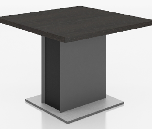 Square Meeting Table 100 cm – Dark Grey