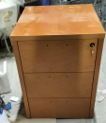 Mobile Pedestal 3 Drawers – Cherry