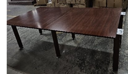 Square Meeting Table 127 cm – Mahogany