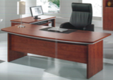 Executive Desk 180 cm with Side Extension – Cherry