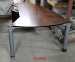 Executive Desk 220 cm with Pedestal – Walnut