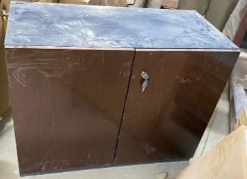 Low Cabinet 90 cm with 2 Doors – Mahogany