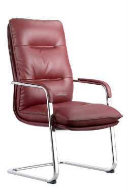 Classic Double Cushion Office Chair – Brown