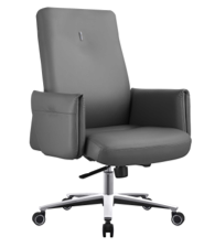 Medium-Back Executive Chair with Synchro Tilt – Grey
