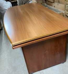 Wooden Office Desk 180 cm – Walnut