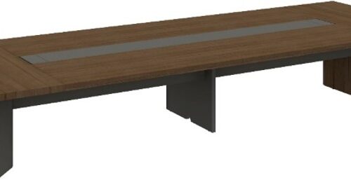 Rectangular Meeting Table 480 cm – Walnut
