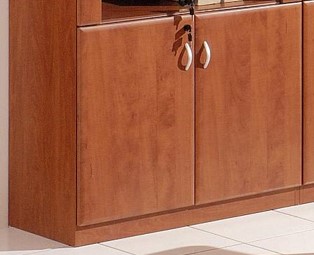Low Cabinet with 2 Wooden Doors – Cherry