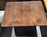 Square Coffee Table 80 cm – Walnut