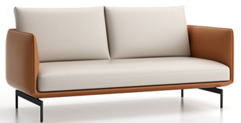 Three Seater Sofa – Dark Khaki