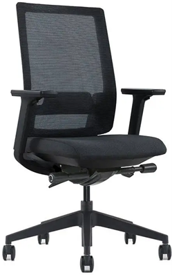 Medium-Back Mesh Chair – Black
