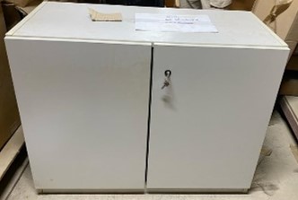 Low Cabinet 90 cm with 2 Doors – Grey