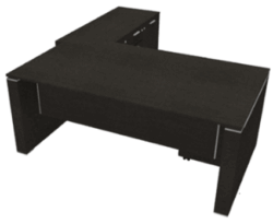 Wooden Desk | مكتب خشب مع زاوية متحركة