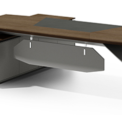 L Shaped Executive | مكتب مدير خشب طبيعي
