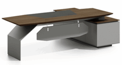 L Shaped Executive | مكتب مدير خشب طبيعي