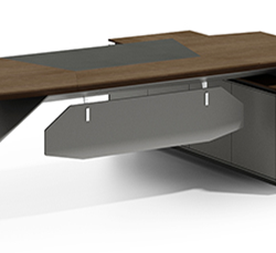 L Shaped Executive | مكتب مدير خشب طبيعي