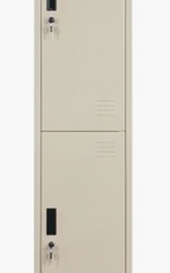 Single 2 doors Swing Steel Locker | خزانة حديد 2 باب