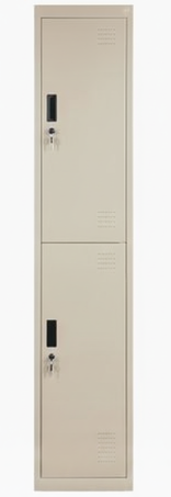 Single 2 doors Swing Steel Locker | خزانة حديد 2 باب