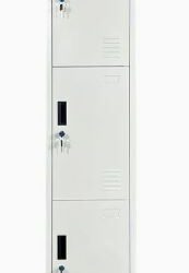 Single 3 doors Swing Steel Locker | خزانة حديد 3 باب