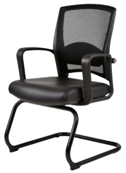 Visitor chairs | كرسي قماش ظهر شبك ثابت للزيارة