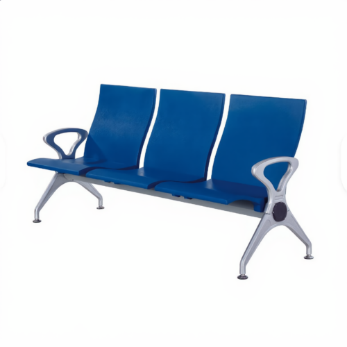 3-Seater Waiting Chair 178×67 – Dark Blue | كرسي انتظار 3 مقاعد كحلي