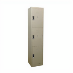 Single 3 doors Swing Steel Locker | خزانة حديد 3 باب