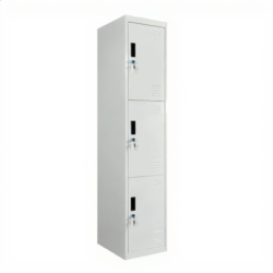 Single 3 doors Swing Steel Locker | خزانة حديد 3 باب