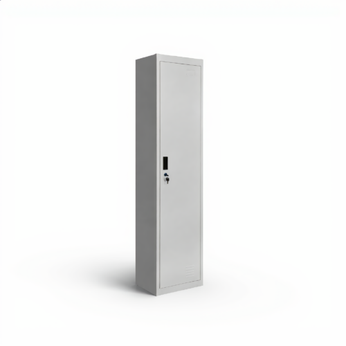 1-Door Steel Locker – Grey | خزانة لوكر حديد باب واحد رمادي