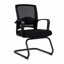 Visitor chairs | كرسي قماش ظهر شبك ثابت للزيارة