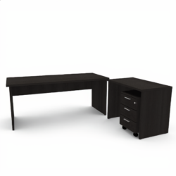 Wooden Desk | مكتب خشب مع زاوية